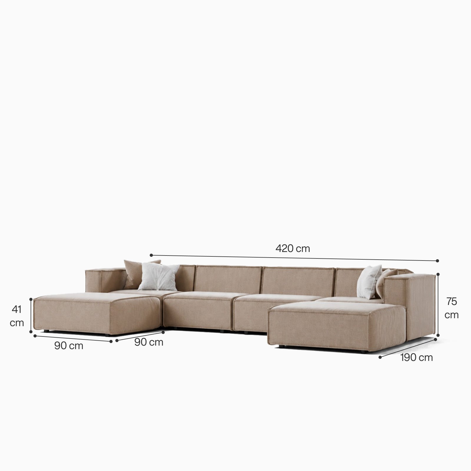 Lounge 5-Seater Corner Sofa image