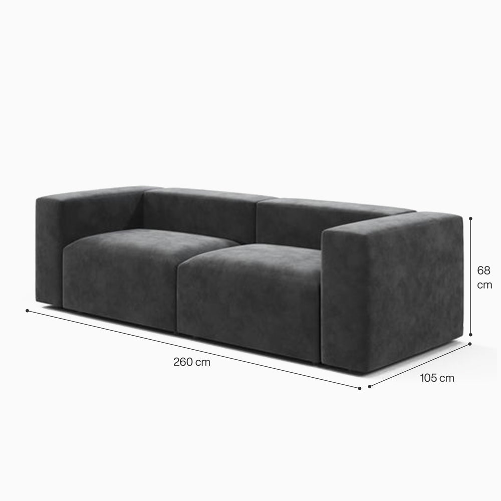 Urban 2-Seater Straight Sofa