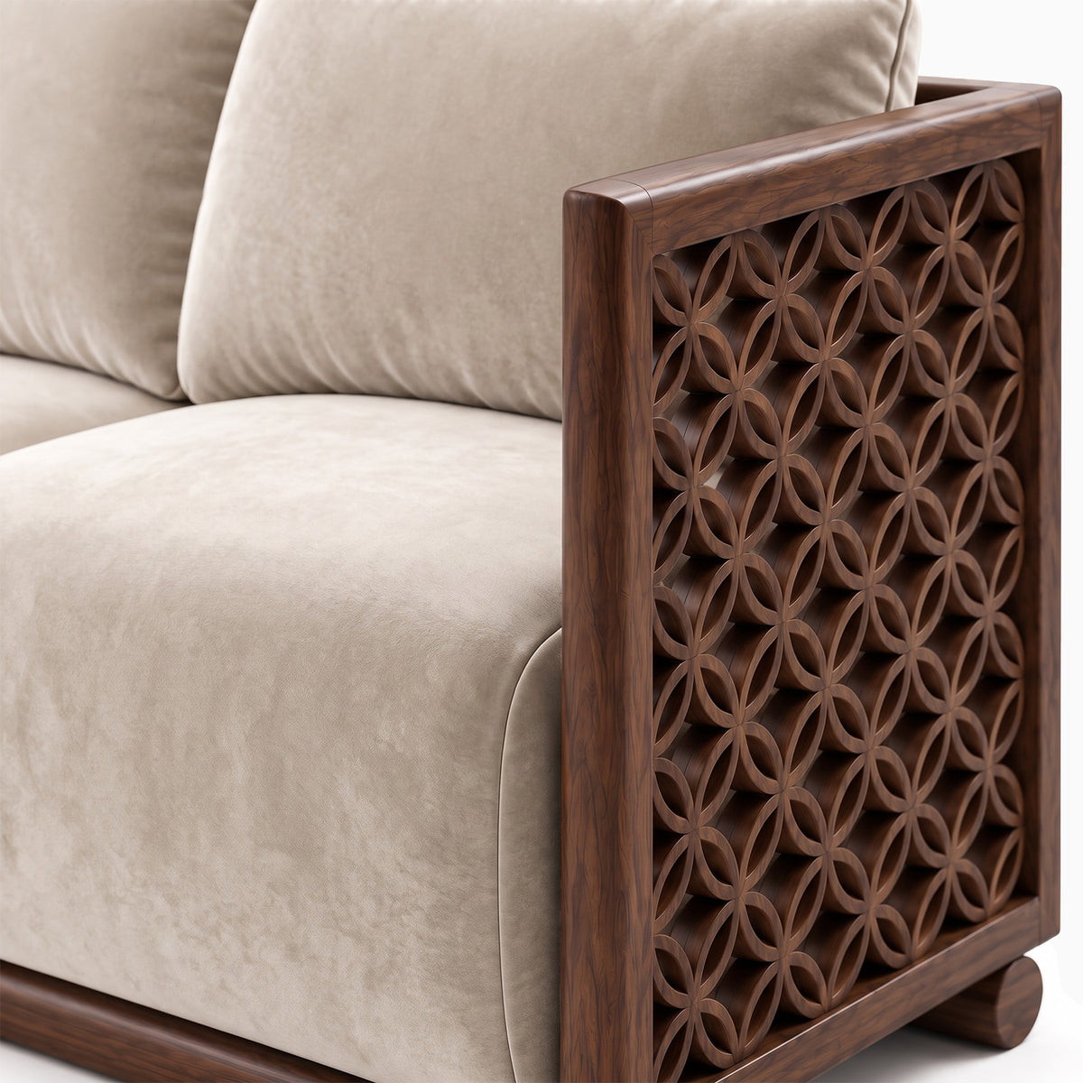 Reem 3-Seater Straight Sofa image