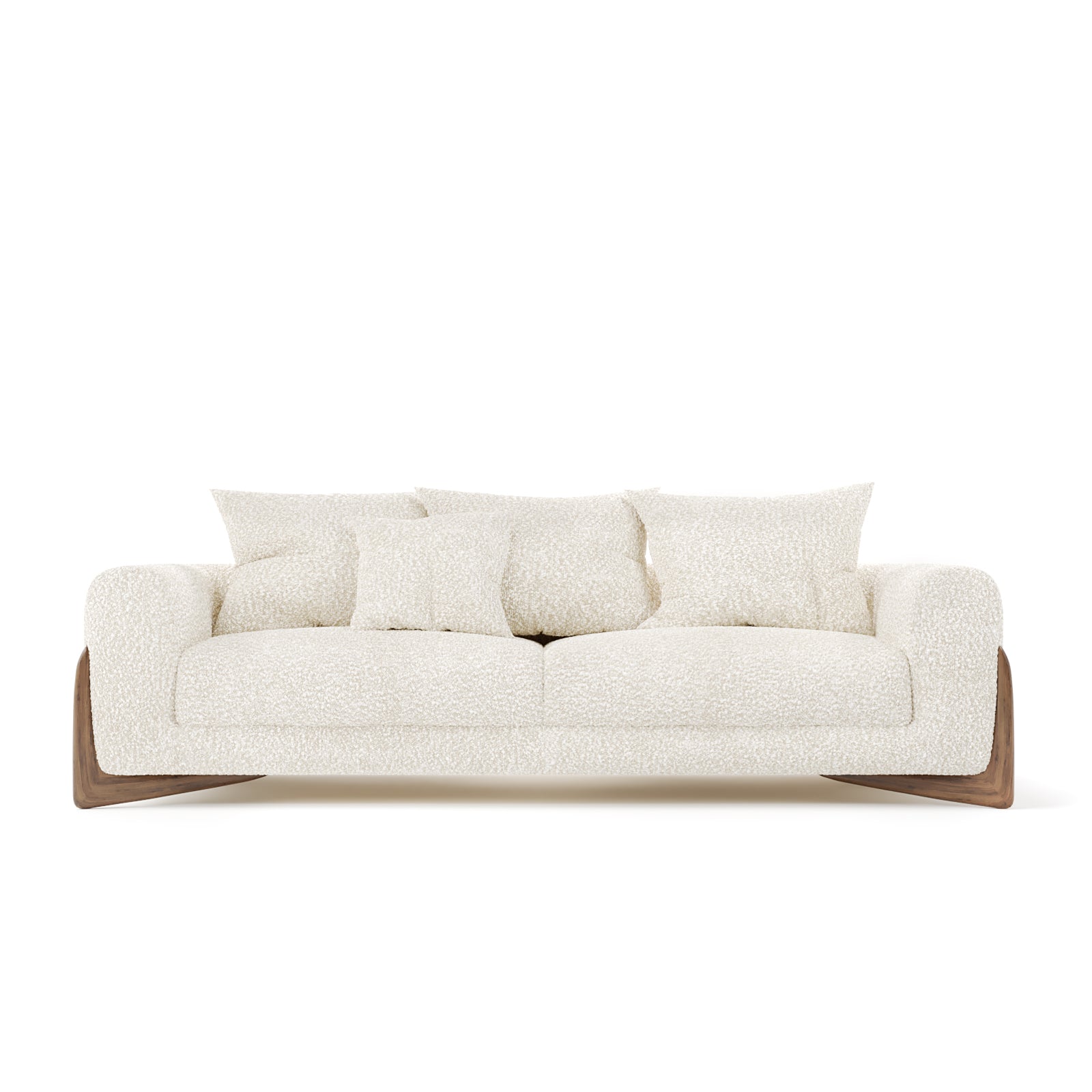 Timber 2-Seater Straight Sofa