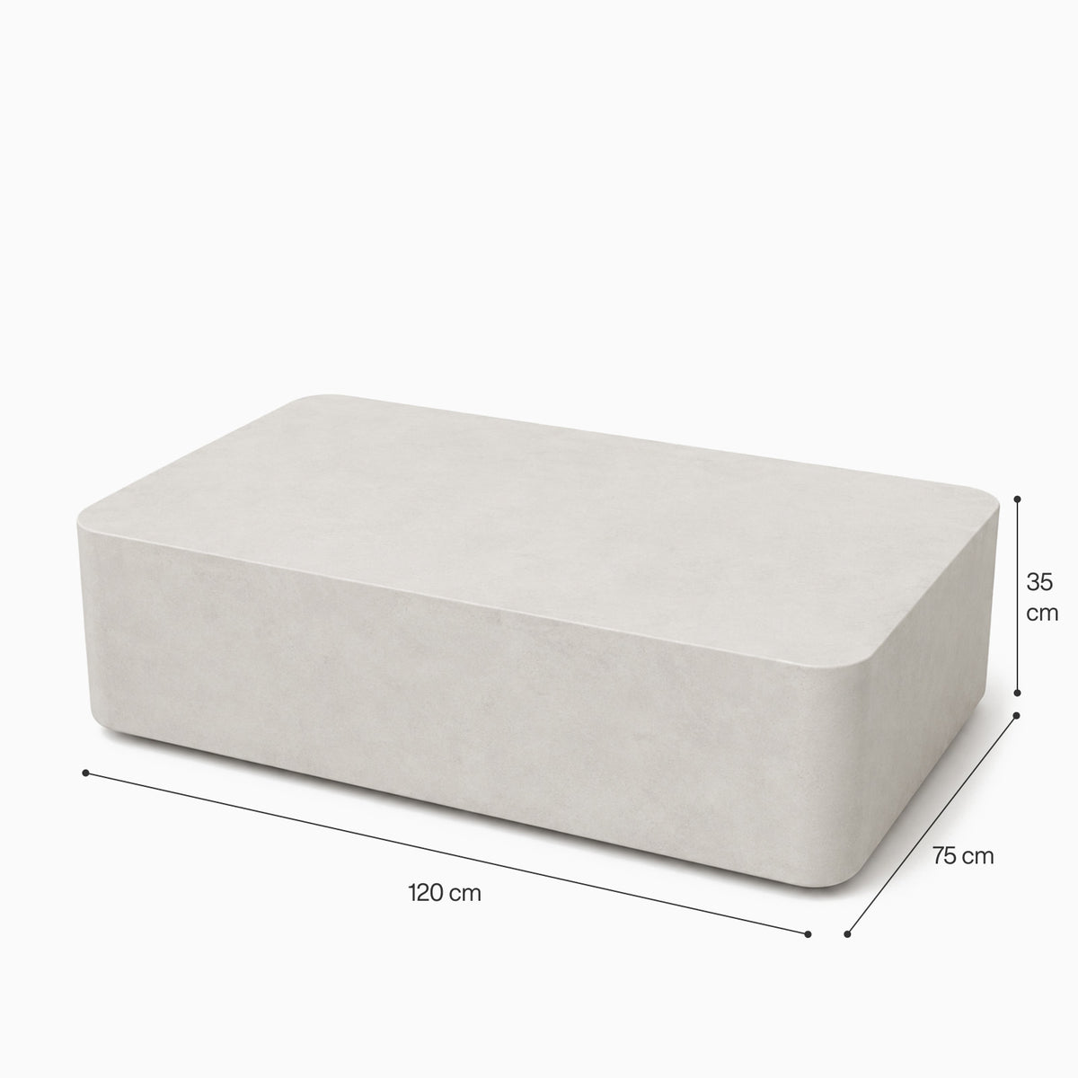 Celeste Microconcrete Coffee Table image