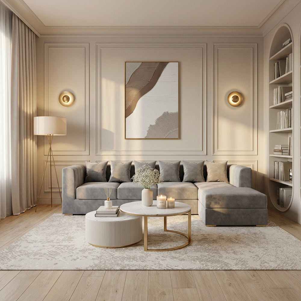 Grand Luxe 5-Seater Corner Sofa