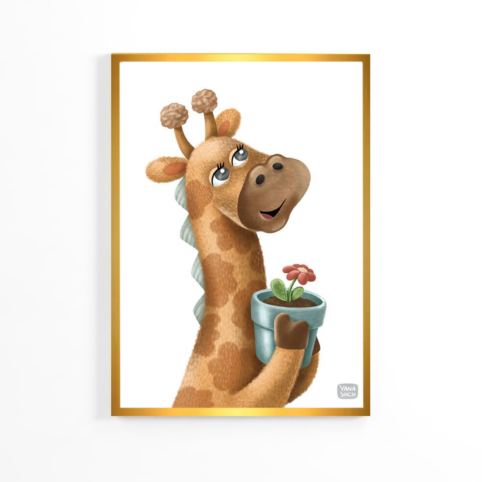 Плакат «Джиджи-жираф» для детей image