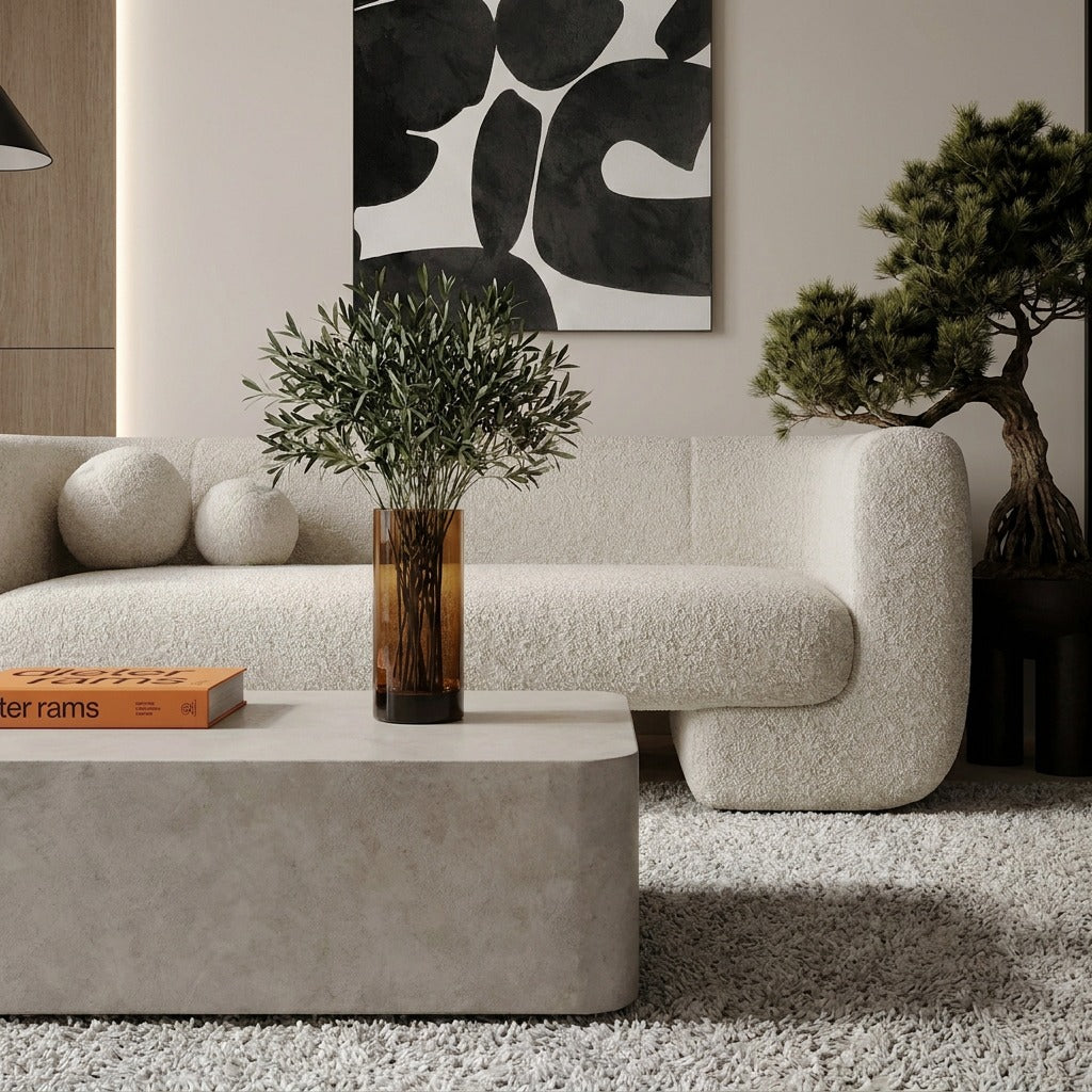 Celeste Microconcrete Coffee Table image