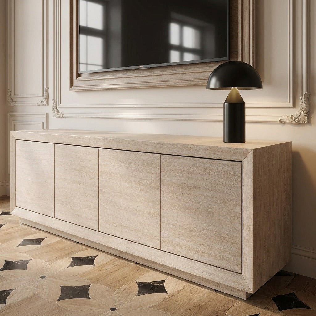 Yucca Cream Travertine TV Stand image