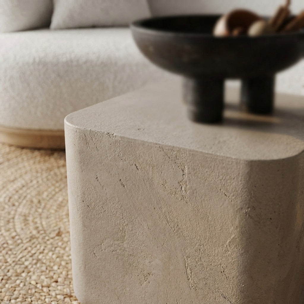 Node Microconcrete Side Table image