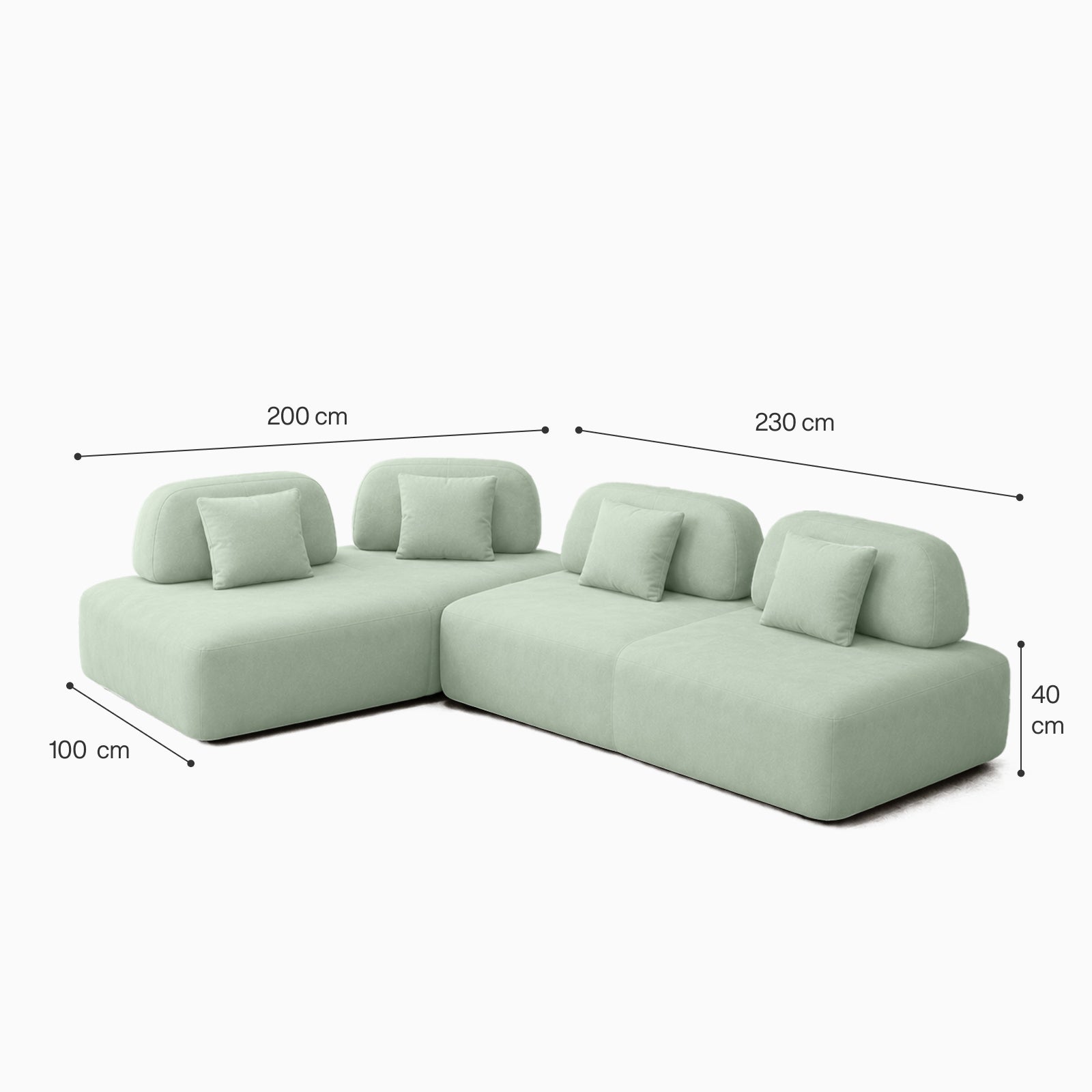 Mound 4-Seater Corner Sofa image