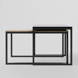 Bleached Oak & Metal