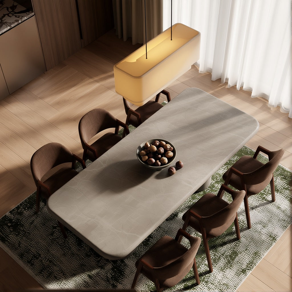 Alya Microconcrete Dining Table image