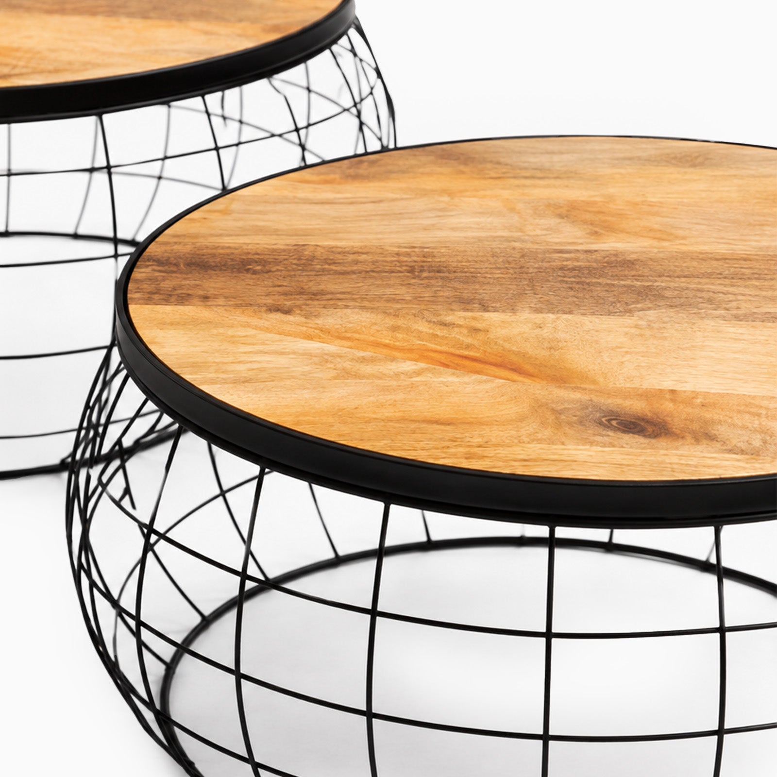 Cage Coffee Table Set of 2
