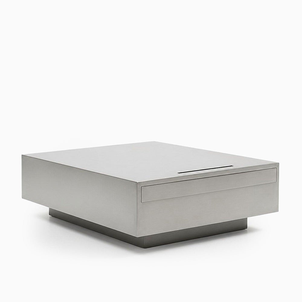 Luca Steel Coffee Table with Integrated Ash Recess image