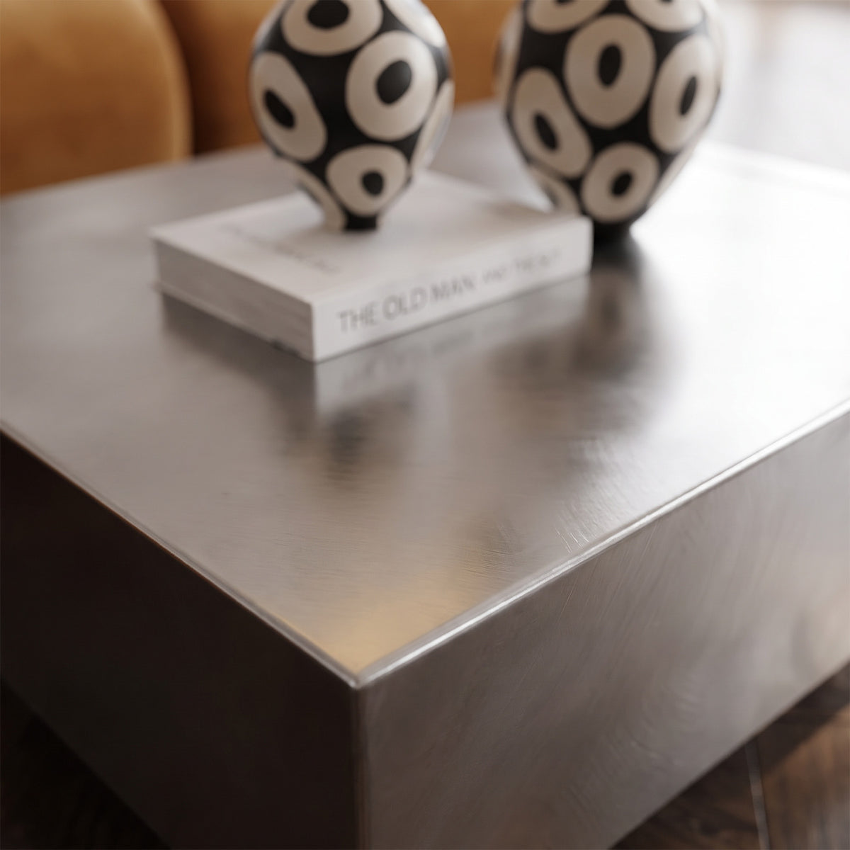 Luca Steel Coffee Table with Integrated Ash Recess image