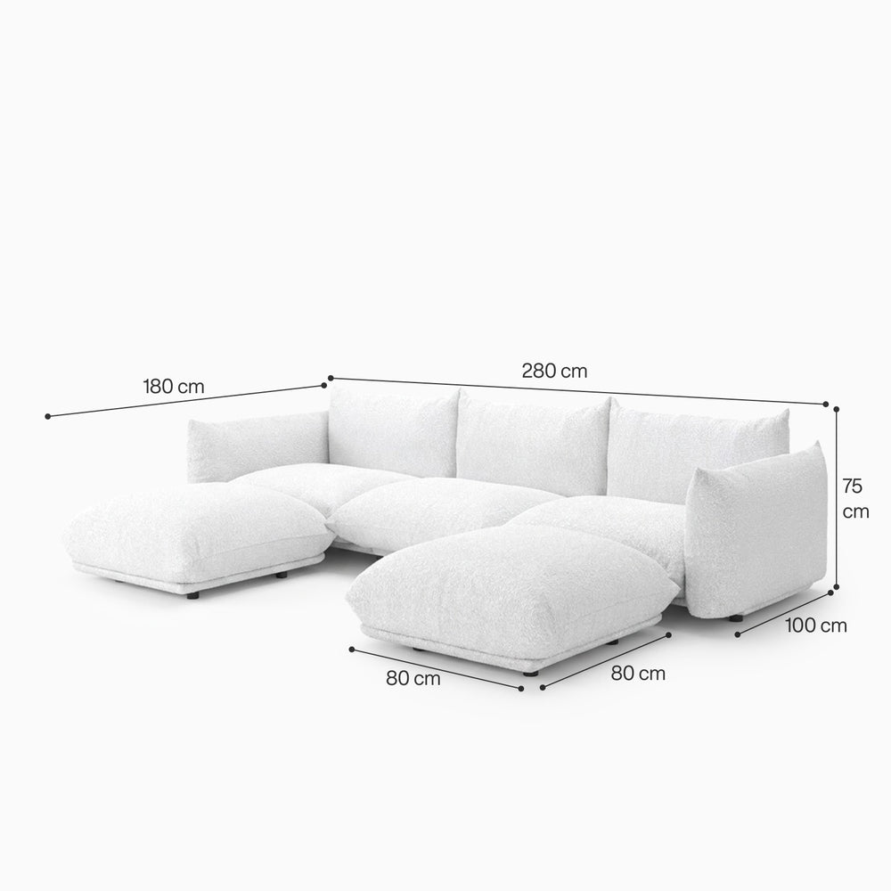 Atlas Spirit 3-Seater Modular Sofa