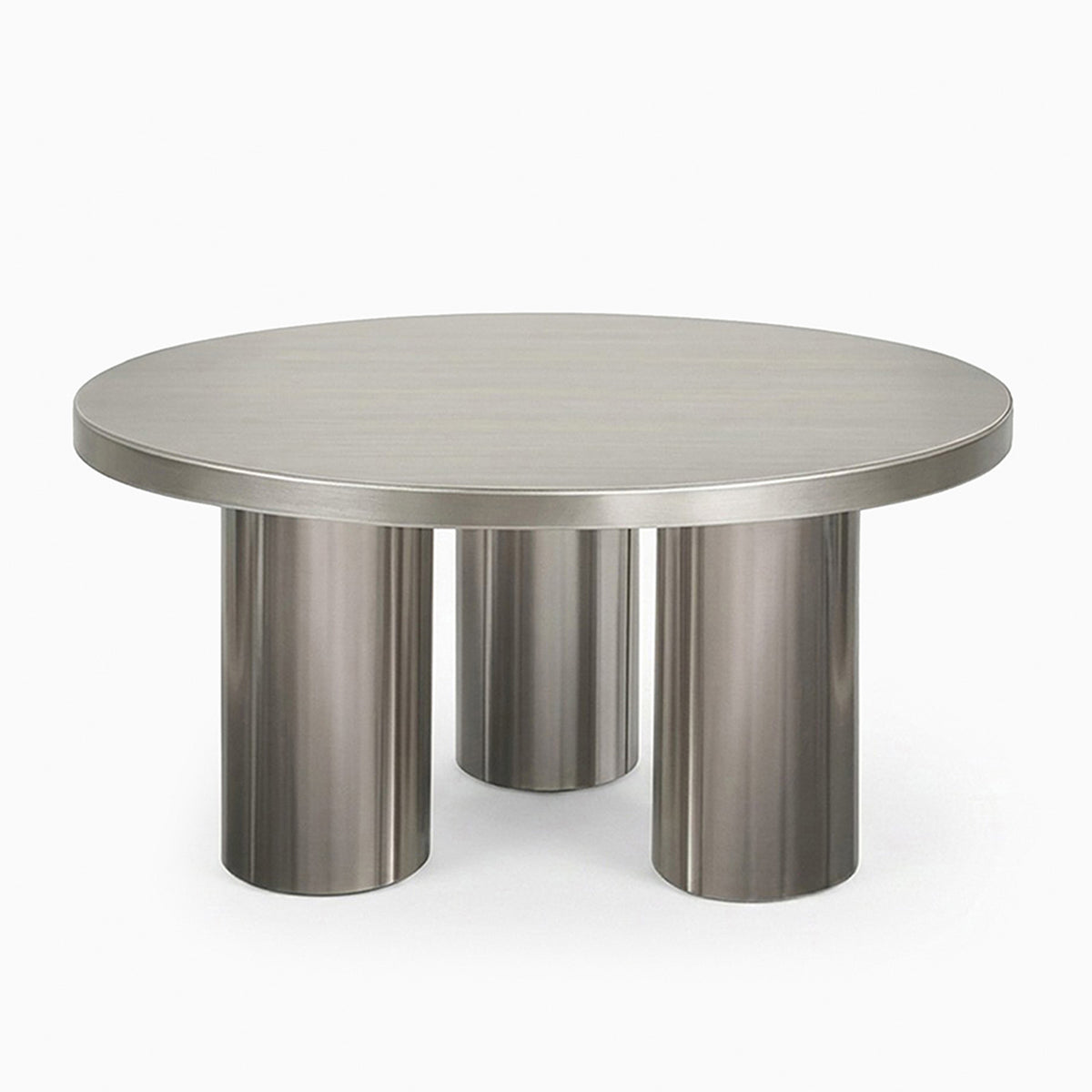 Yves Steel Round Dining Table