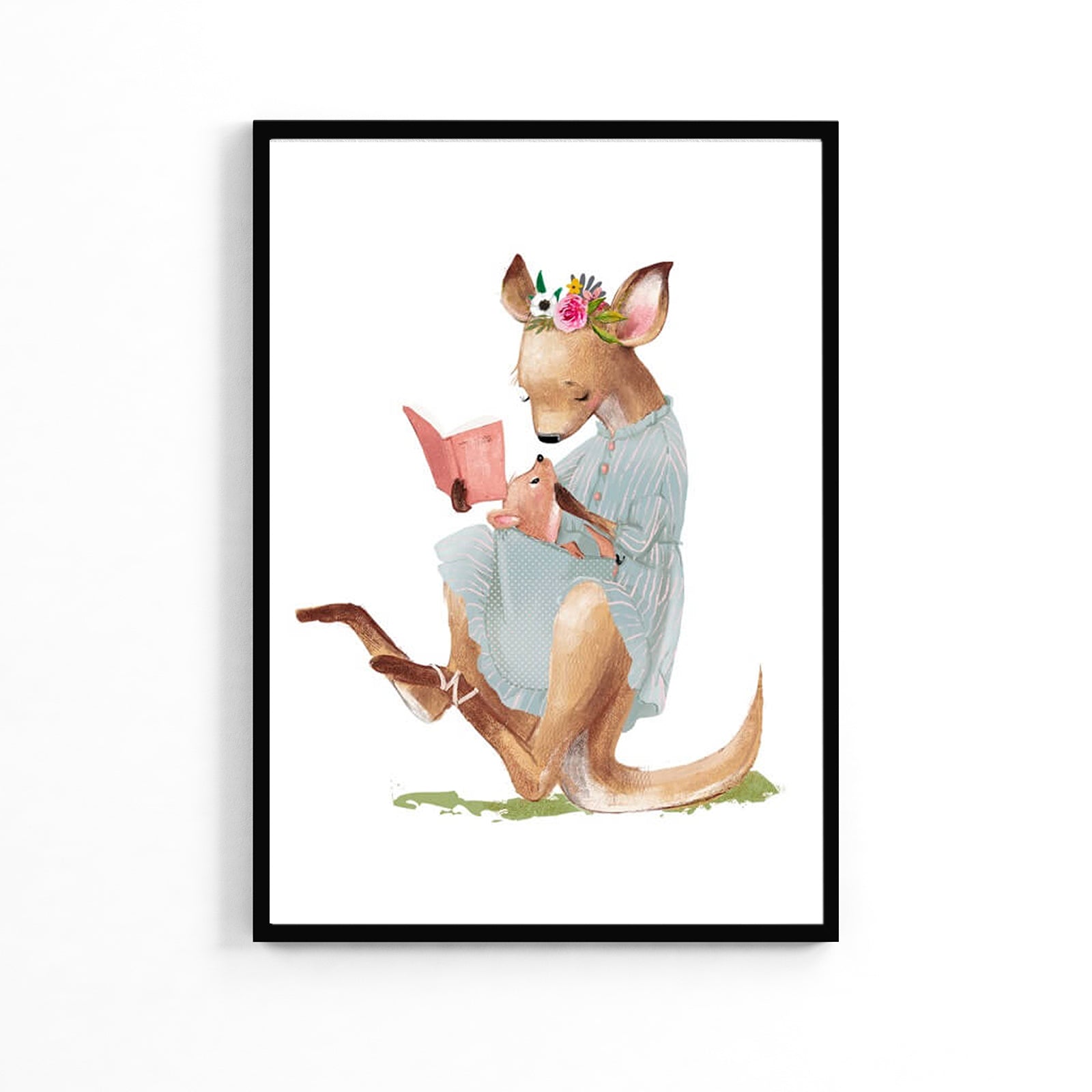 Плакат «Мама-кенгуру для детей» image