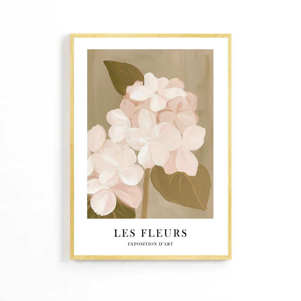 Плакат с гортензией image