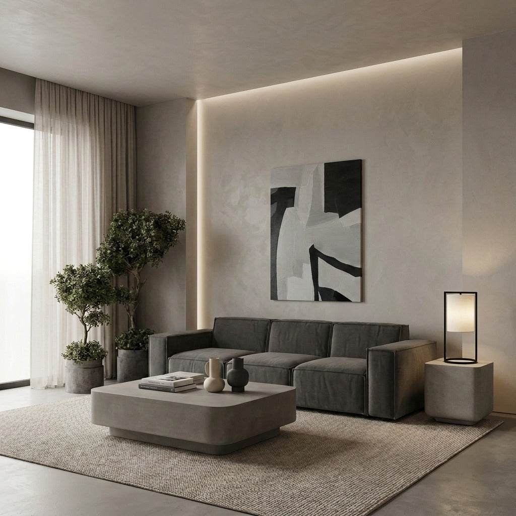 Ivy Microconcrete Coffee Table image