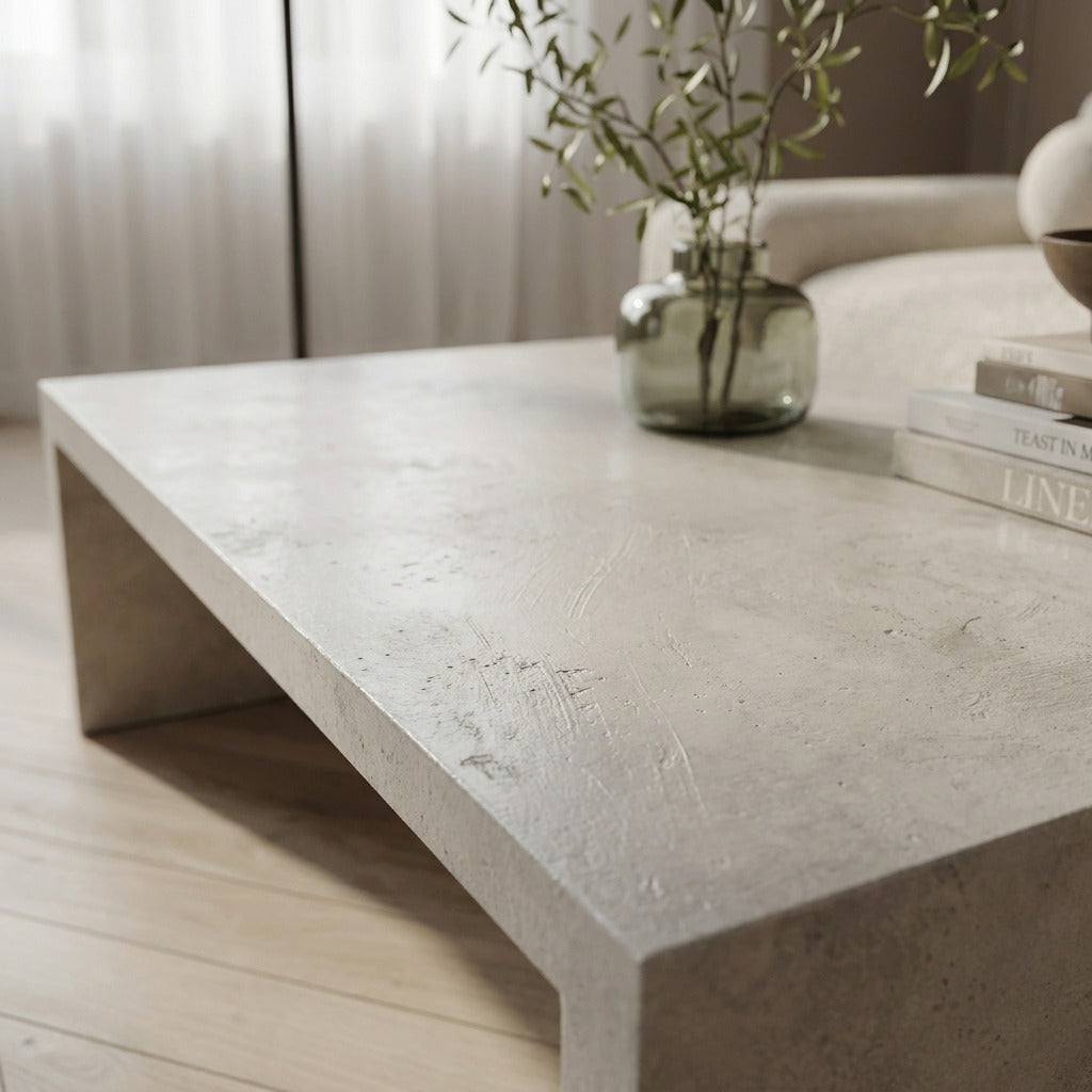 Leire Microconcrete Coffee Table image