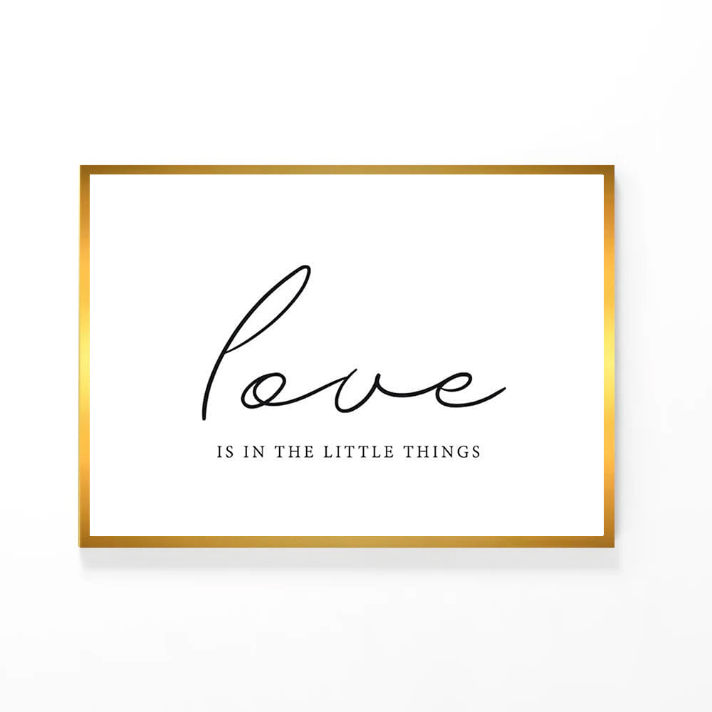 Lettering Declaration of Love Poster image