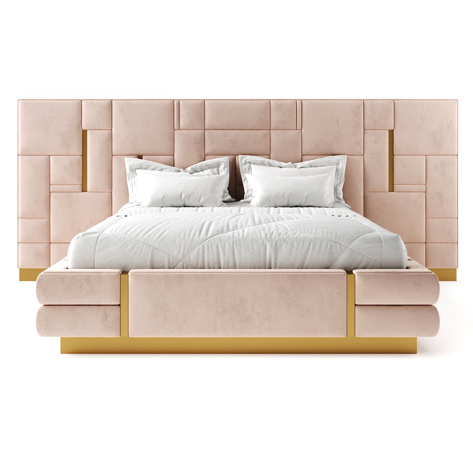 Art Deco Queen Size Bed