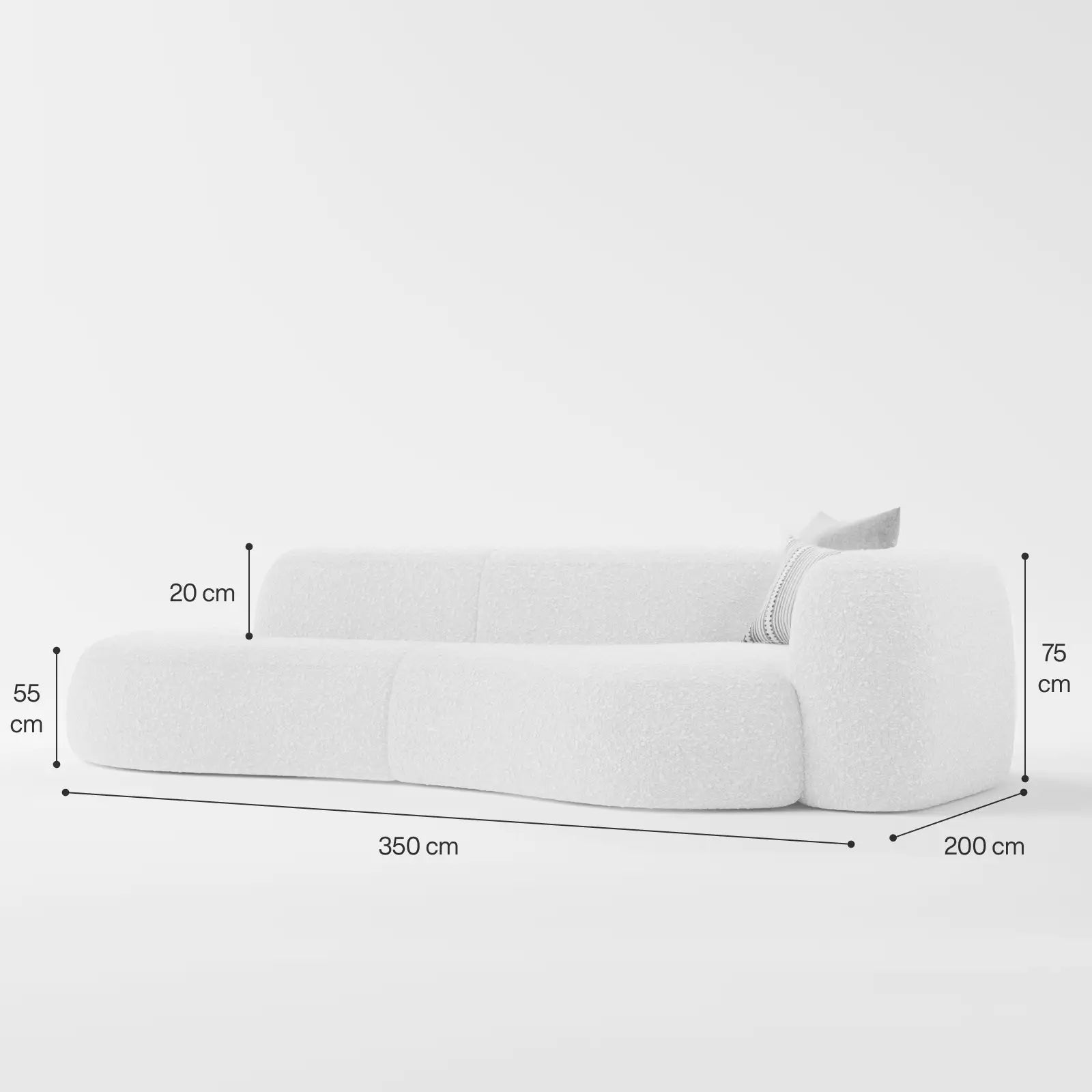 Riva Boucle Sofa