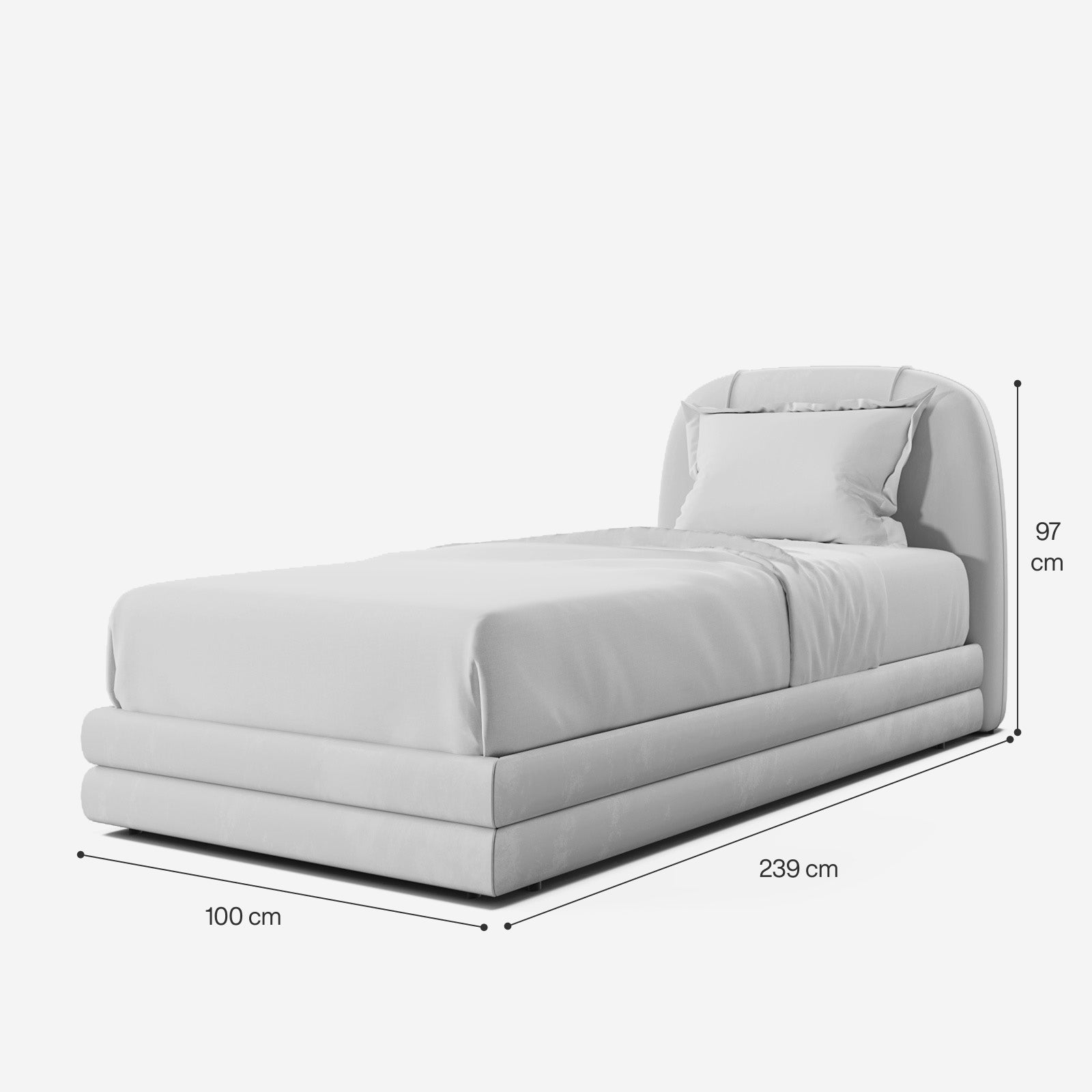 Pearl Basic Size Bed image