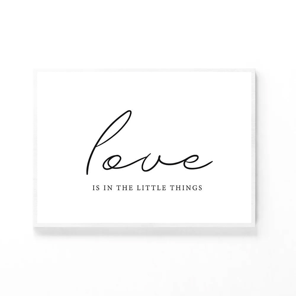 Lettering Declaration of Love Poster image