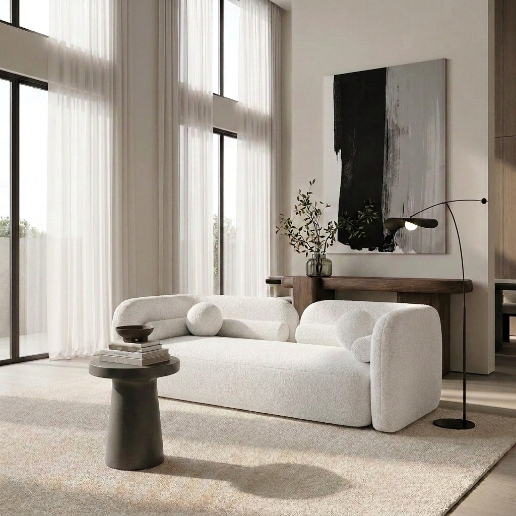 Lary Microconcrete Side Table image