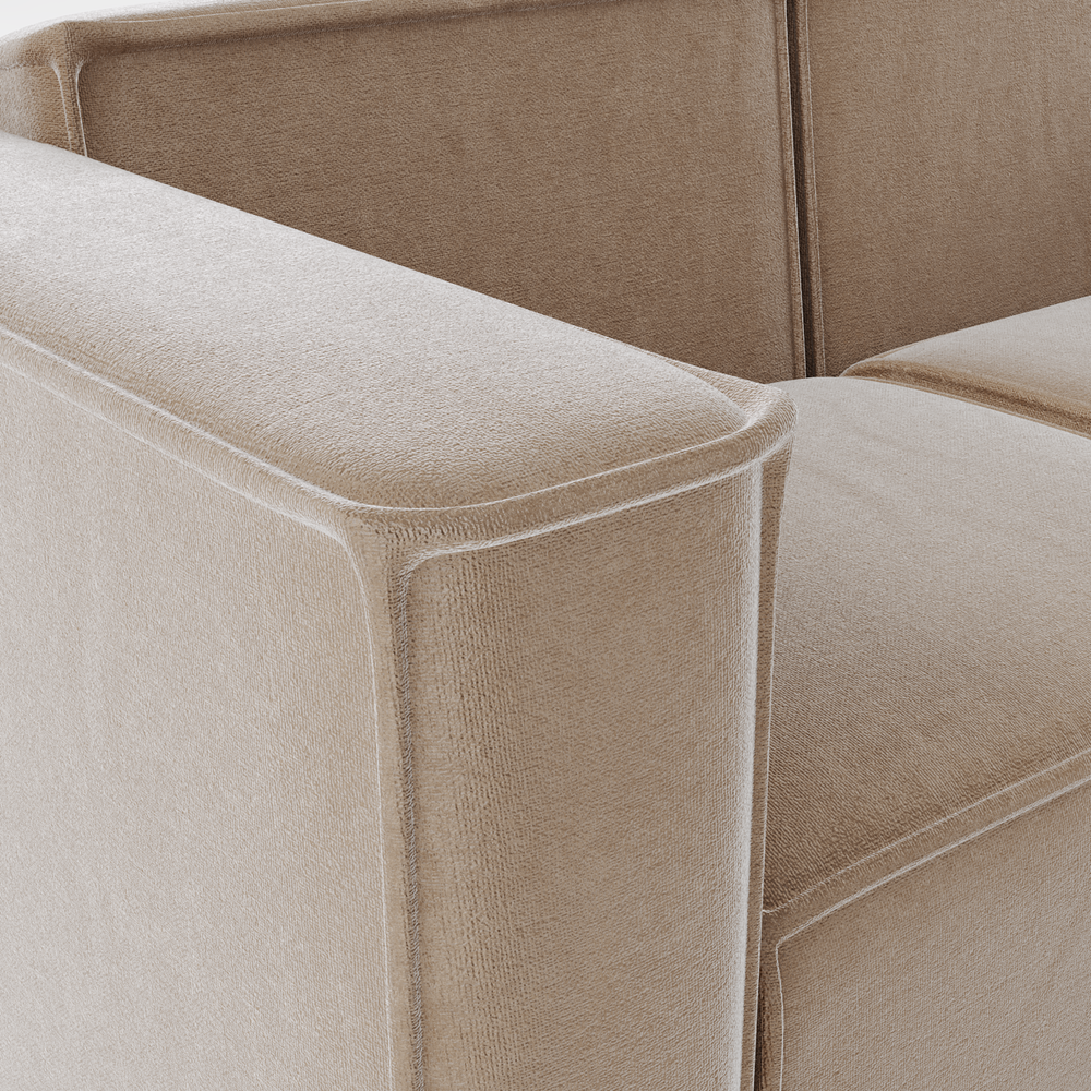 Lounge 2-Seater Straight Sofa