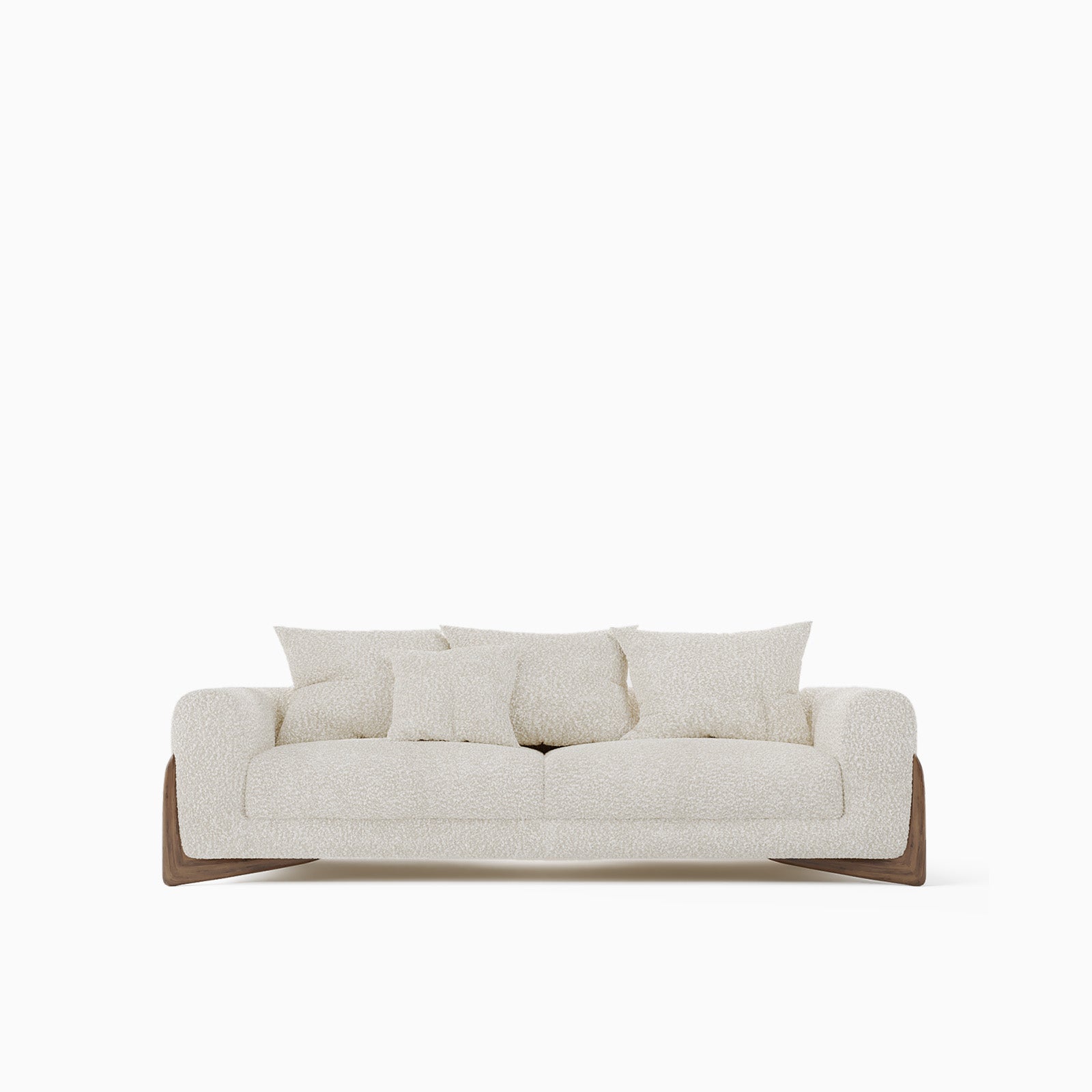 Timber 2-Seater Straight Sofa