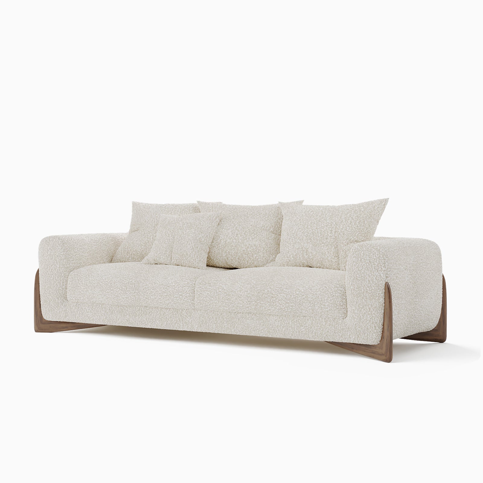 Timber 2-Seater Straight Sofa image
