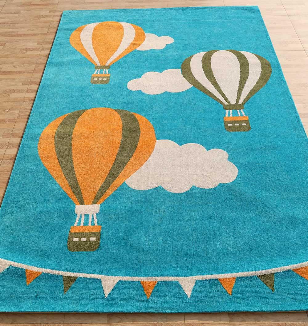 Sky Balloons Kids Rug
