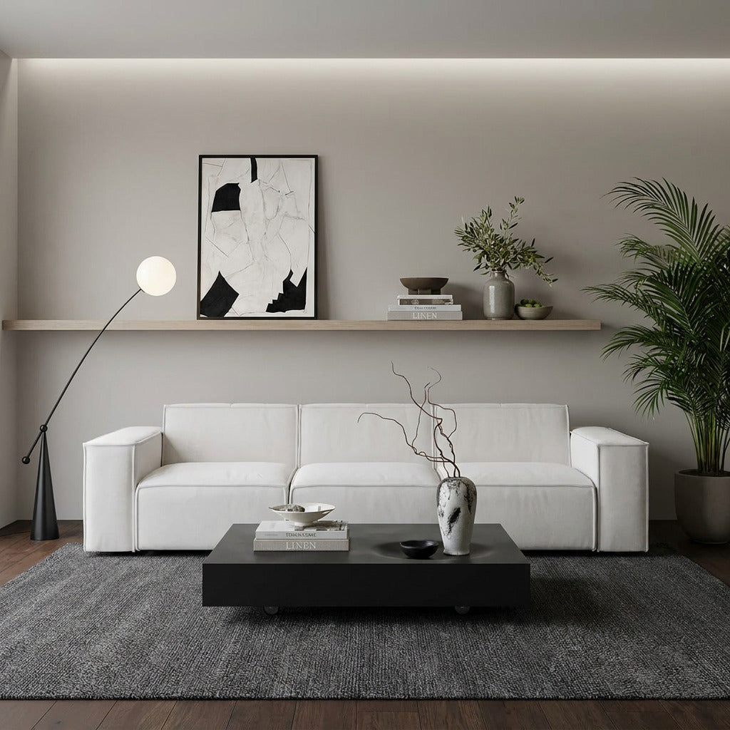 Lounge 3-Seater Straight Sofa