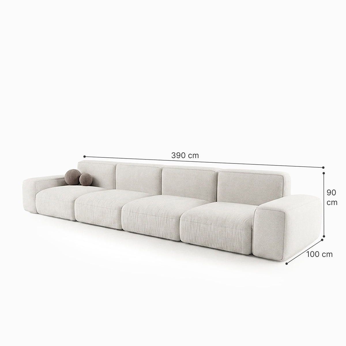 Ava 4-Seater Modular Sofa image
