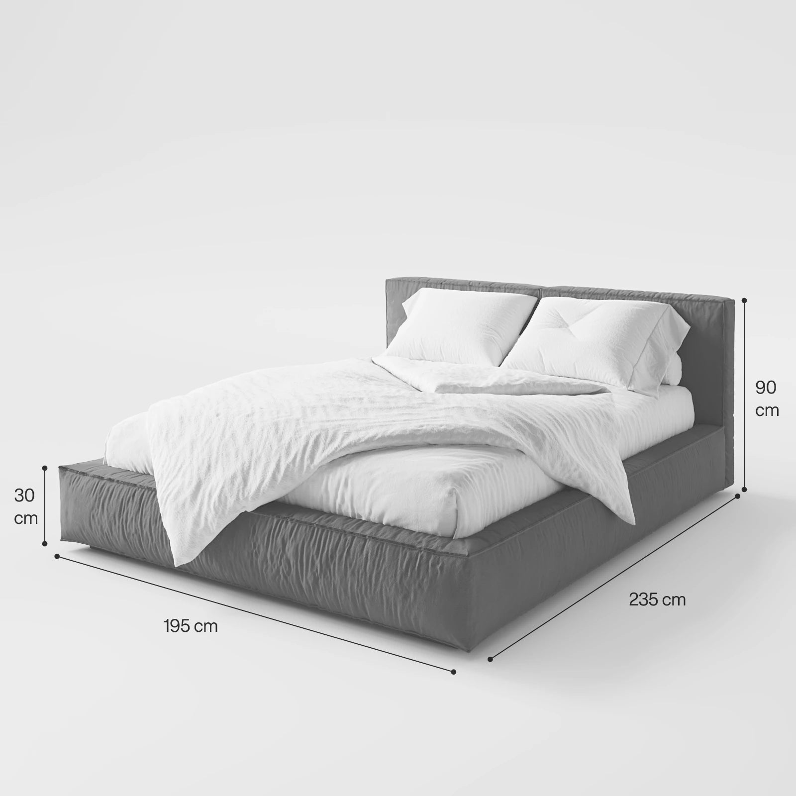 Urban King Size Bed with Storage 6