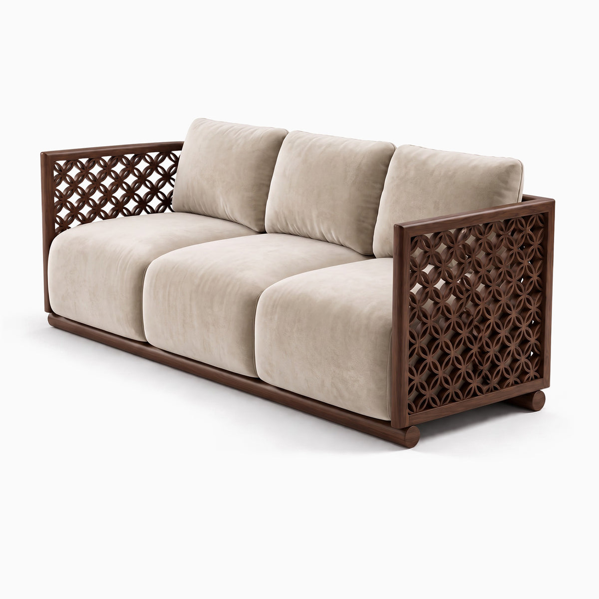 Reem 3-Seater Straight Sofa image