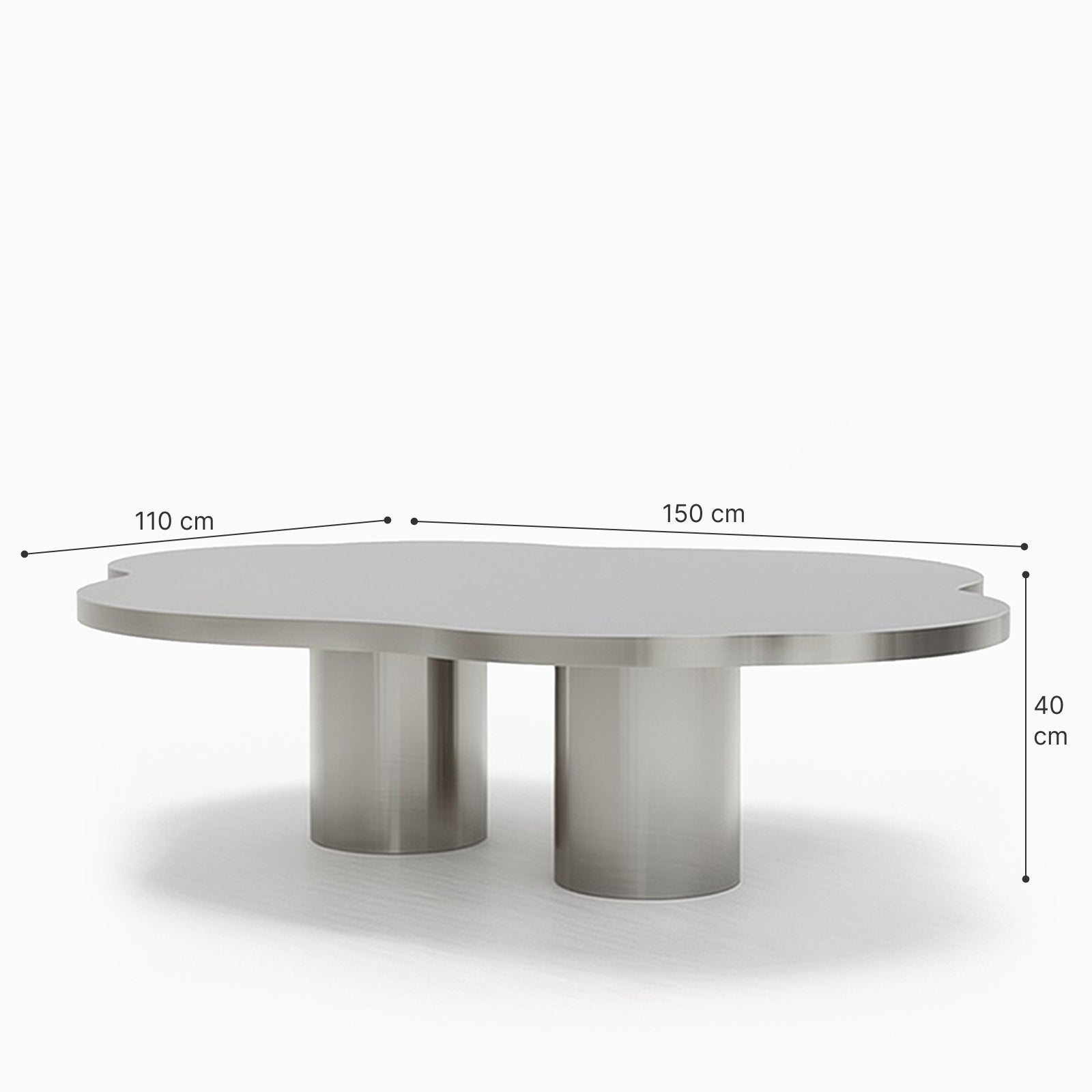 Renzo Steel Coffee Table image