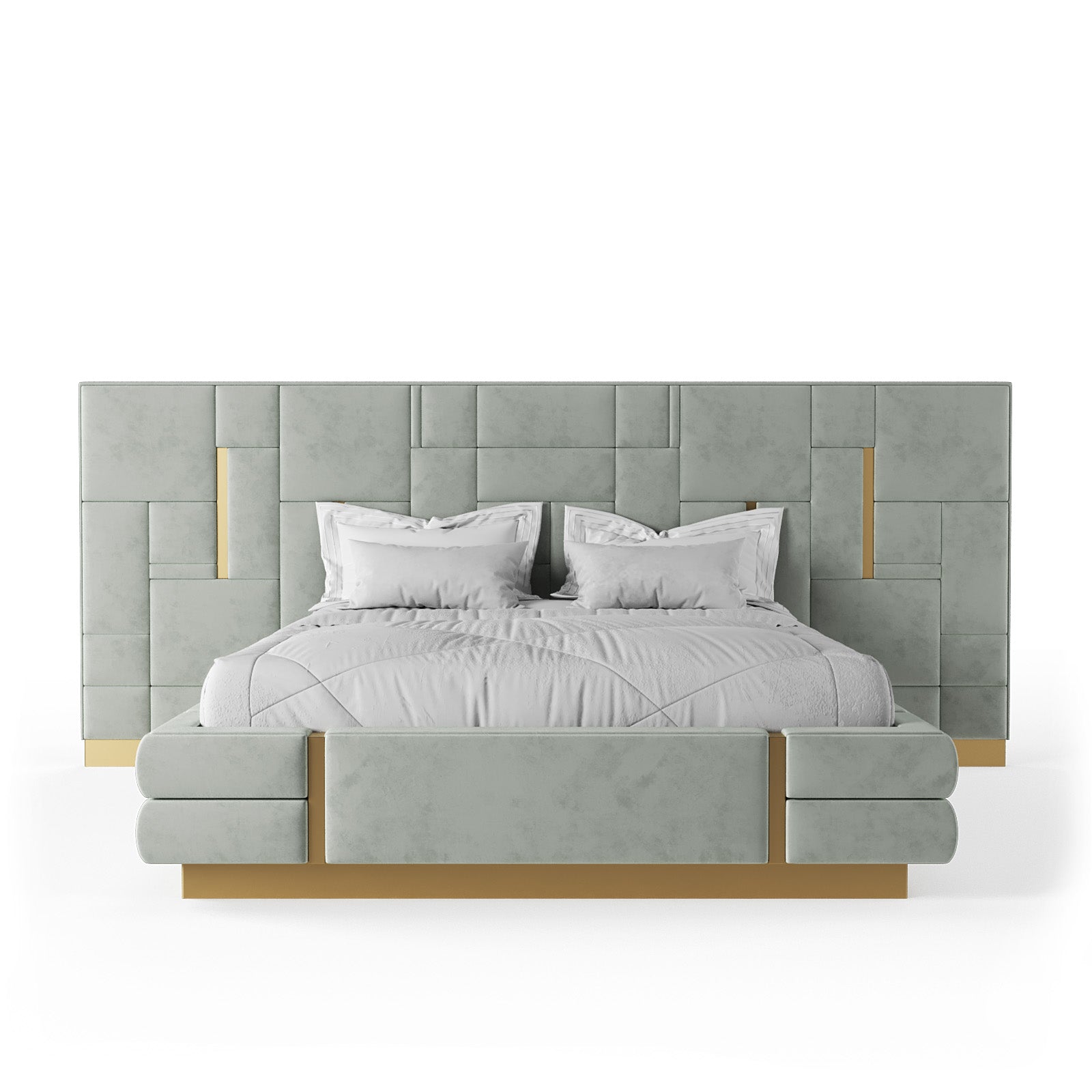 Art Deco Queen Size Bed