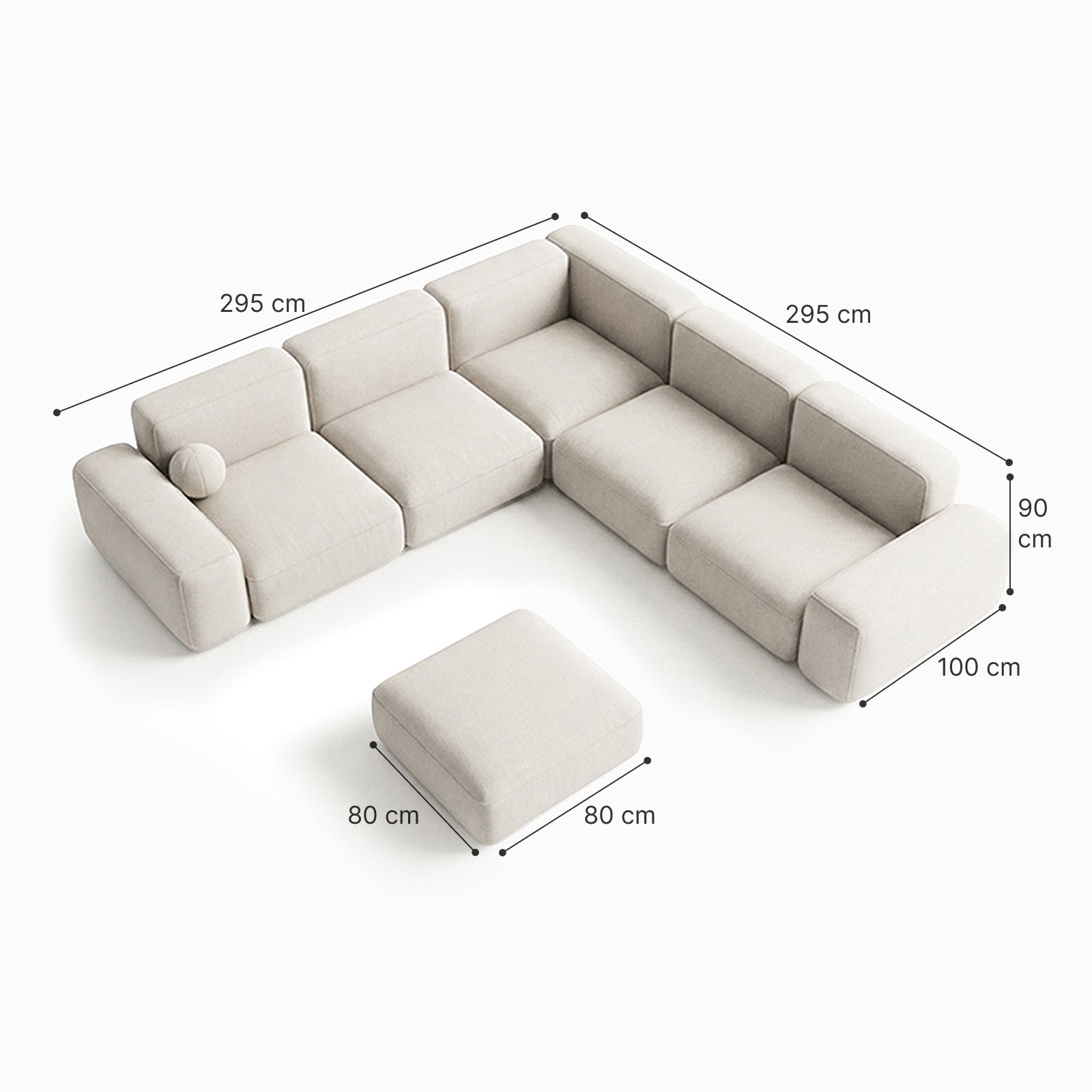 Ava 5-Seater Modular Sofa image