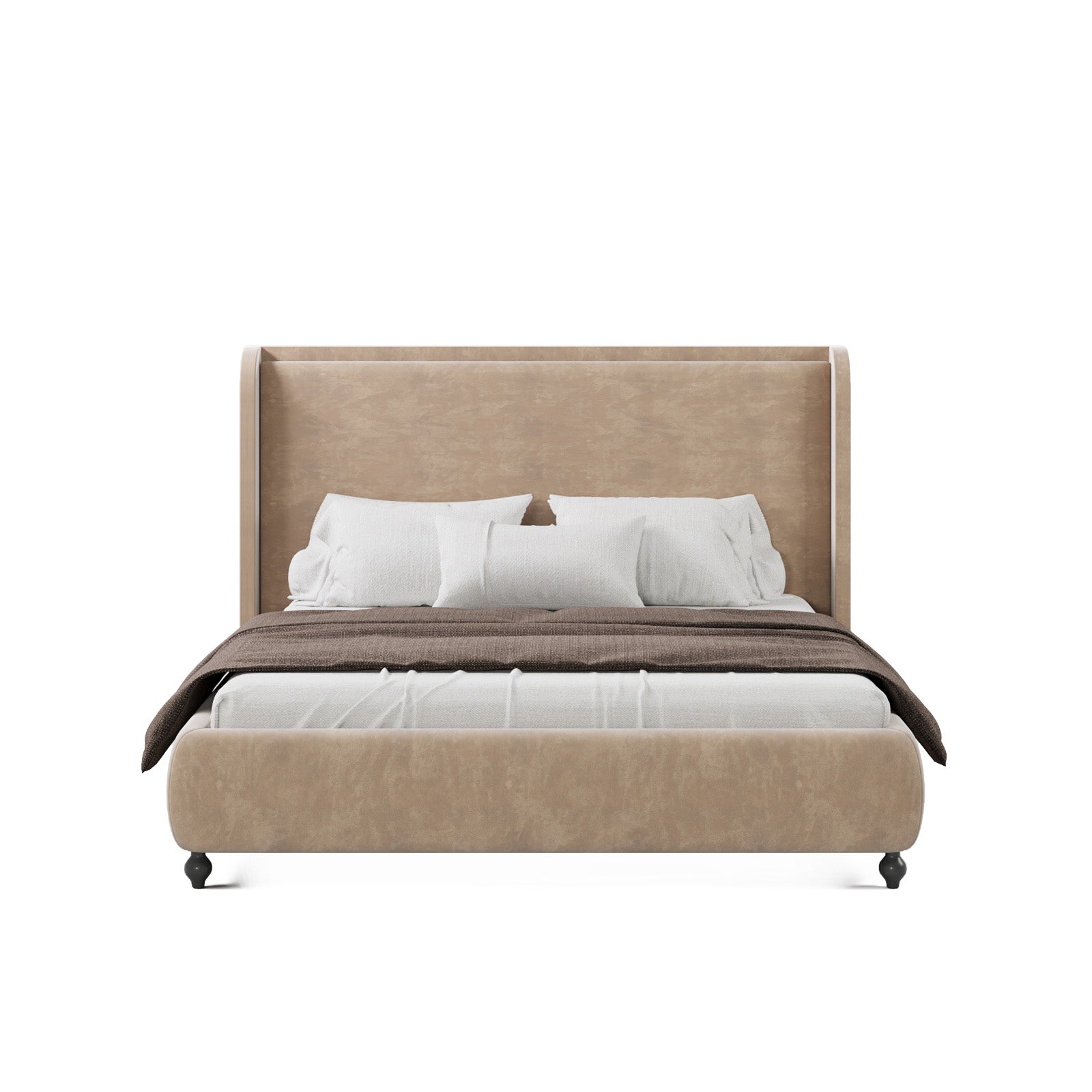 Sand Queen Size Bed