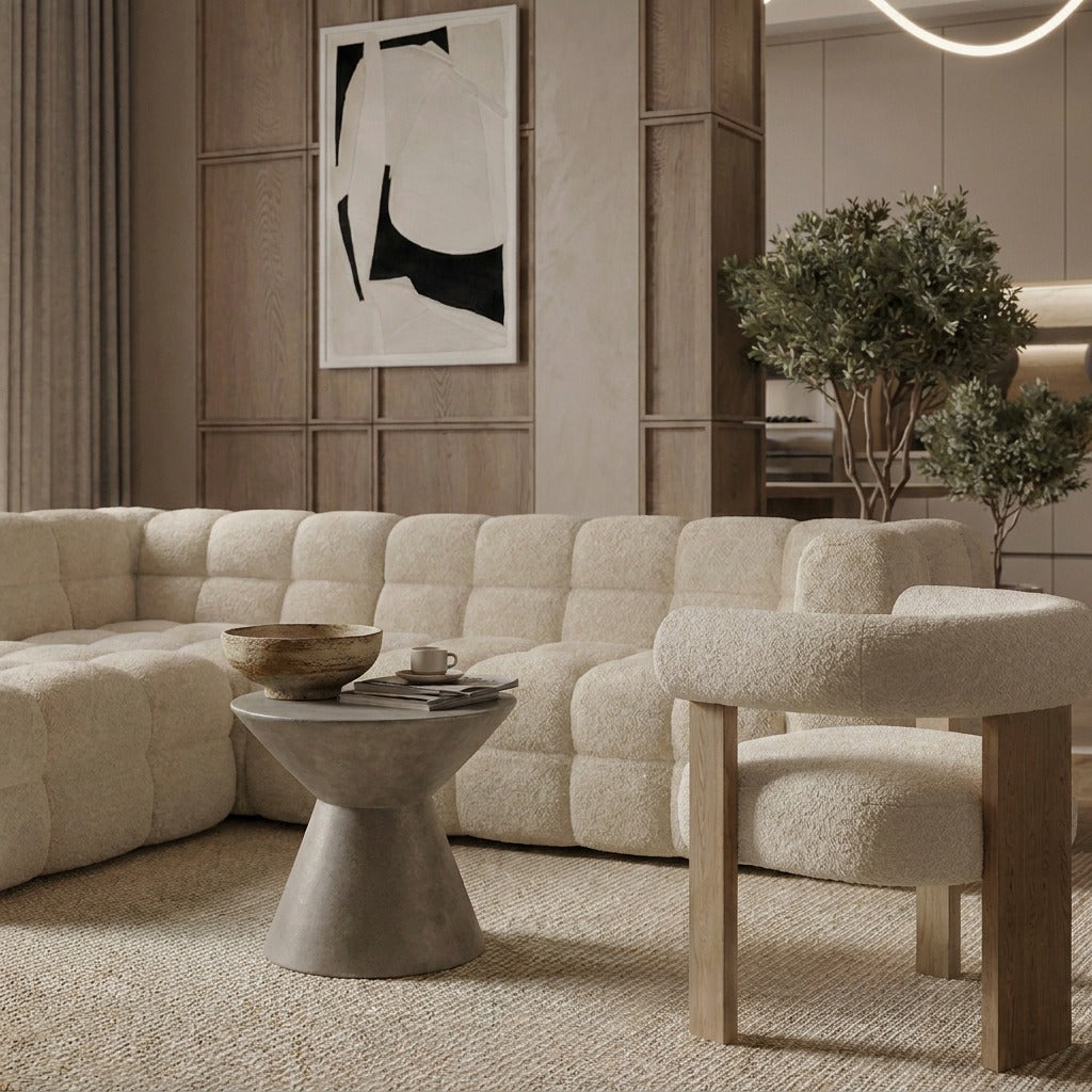 Narni Microconcrete Side Table image