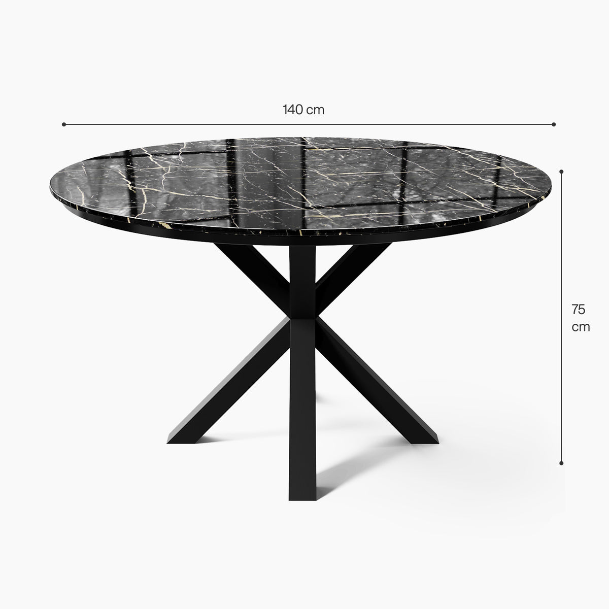 Verona Marble Top Dining Table image