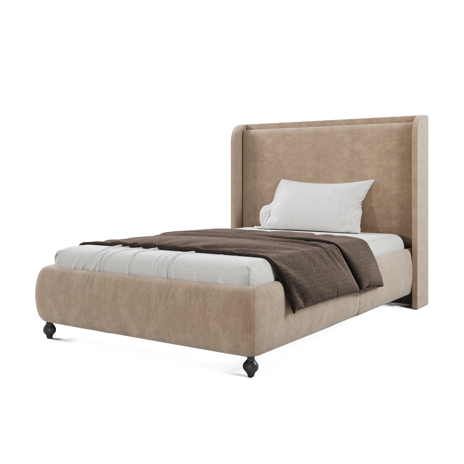 Sand Single Size Bed