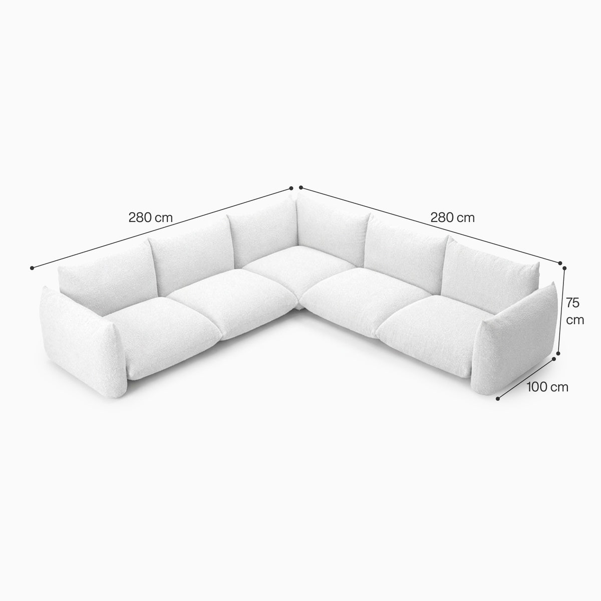Atlas Spirit 5-Seater Modular Sofa image