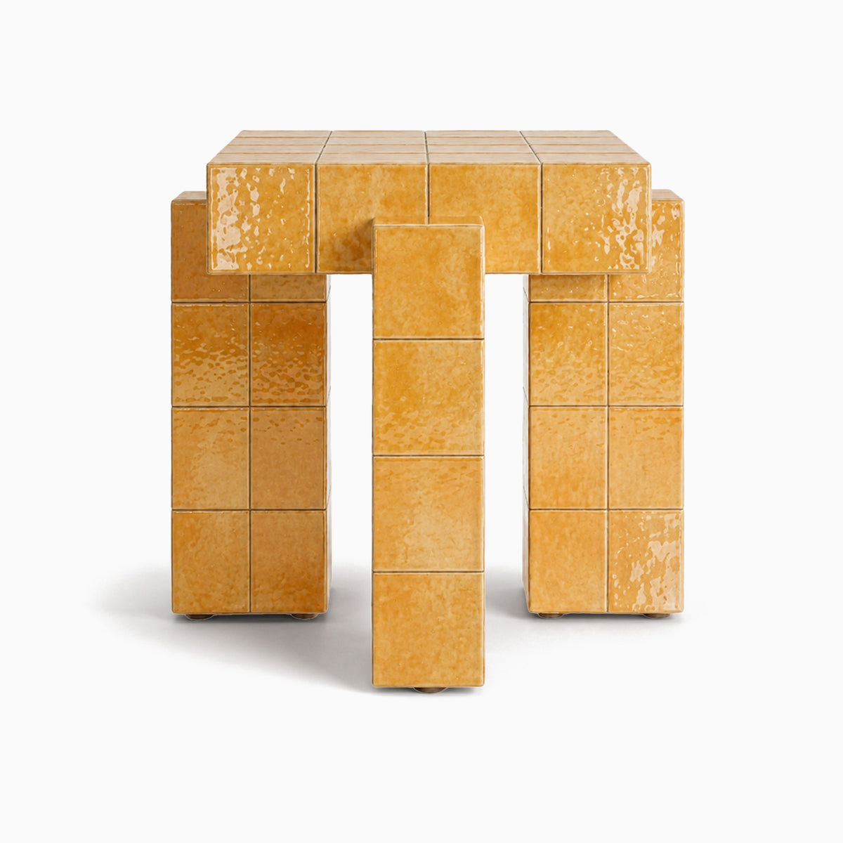Honey Tile Side Table