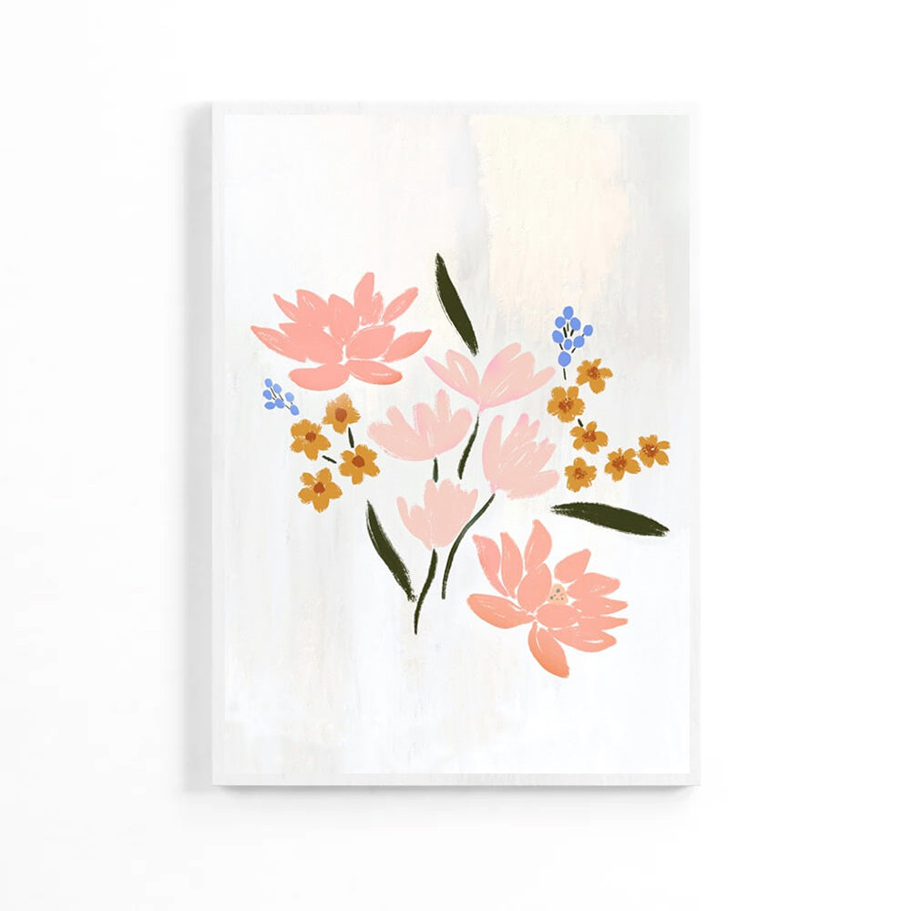 Плакат «Pinky Flowers» для детей image