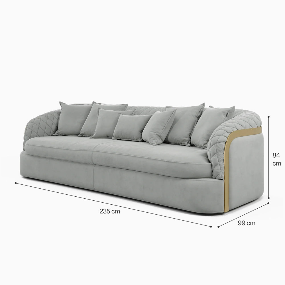 Allure 3-Seater Straight Sofa
