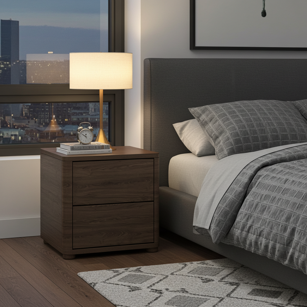 Maison 2-Tier Bedside Table image