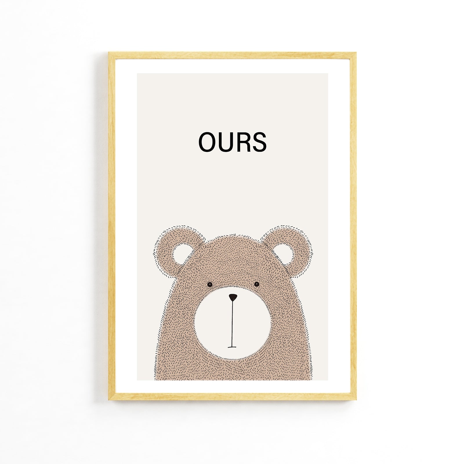 Плакат «Дети с маленькими медвежатами» image