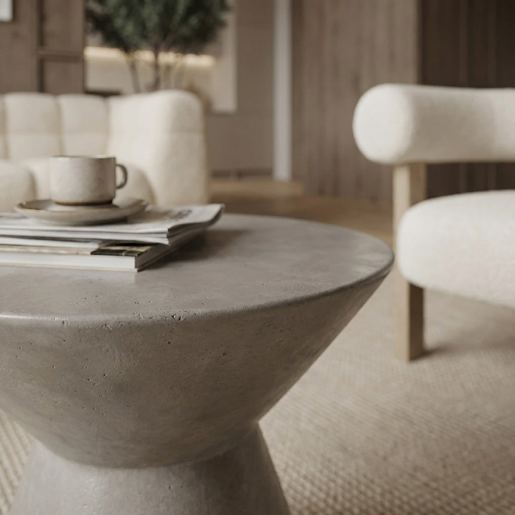Narni Microconcrete Side Table image